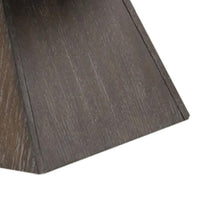 Asten Coffee Table, 48 Inch White Marble, Walnut Brown Pedestal Base - BM342333