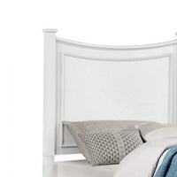 Joly Full Size Kids Bed with Cradle Inspired Trundle Storage, White - BM342387