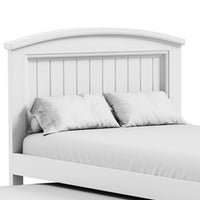 Toli Twin Captain Bed w Trundle, Drawers, White Curved Panel Headboard - BM342417