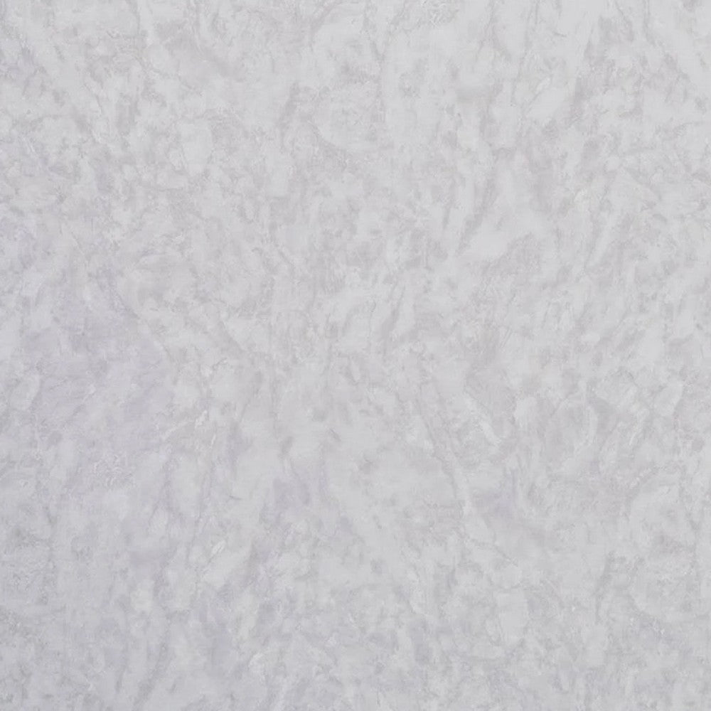 Wety Side End Table, 24 Inch Faux Marble Top, Curved Chrome Pedestal - BM342453