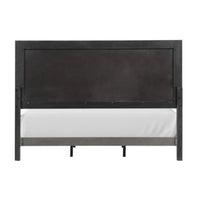 Thorne Queen Bed, Panel Design, Rounded Edges, Warm Gray Wood - BM342488