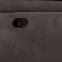 Josy Manual Recliner Loveseat with Console, Dark Gray Faux Leather, 77 Inch - BM342549