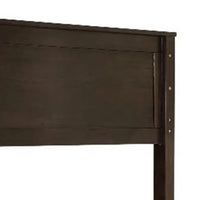 Zedy Full over Full Bunk Bed, Guardrails and Ladder, Walnut Brown - BM342554