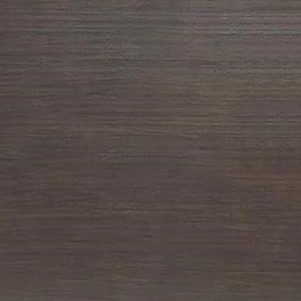 Fredie Corner Desk with Lift-Top USB Port, Gold Frame, Walnut Brown - BM342559