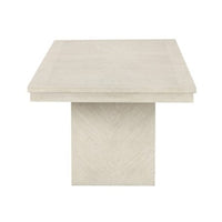 Hagy Dining Table, 76-94 Inch Extendable Top, Natural Brown Panel Legs - BM342627