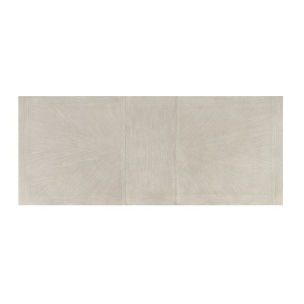 Hagy Dining Table, 76-94 Inch Extendable Top, Natural Brown Panel Legs - BM342627