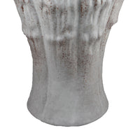 Decorative Vase, Gray Ceramic, Rustic Weathered Finish, 23 Inch Tall  - BM344402