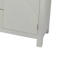 Jack Credenza Sideboard, White Wood, 2 Cabinets and 3 Drawers, 47 Inch  - BM344410