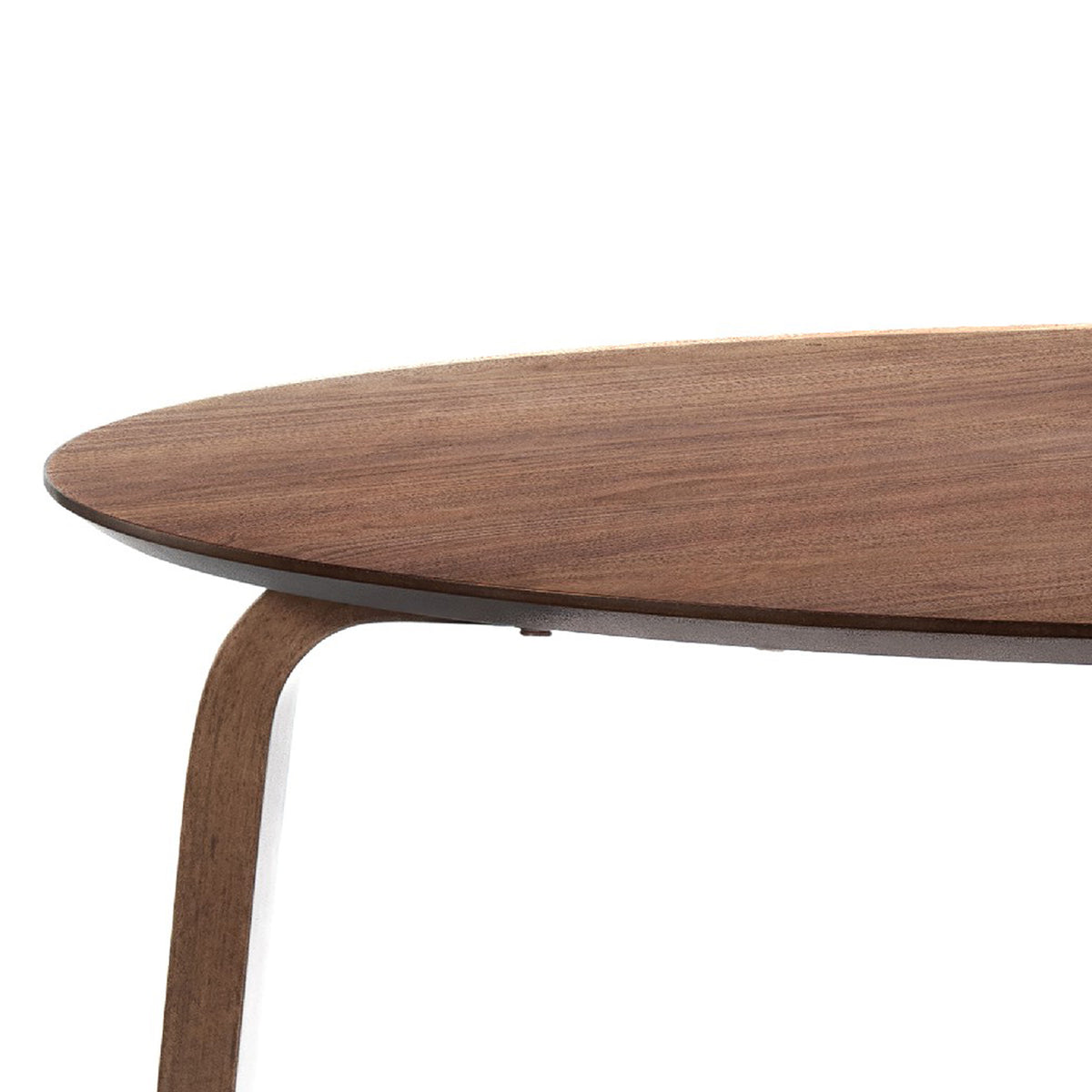 Aby Dining Table, 47 Inch Round Top, Rustic Walnut Brown Splayed Legs