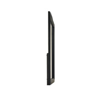 Sevy Dresser Mirror, Curved Top, Onyx Black Solid Rubberwood, 41x46 - BM344798