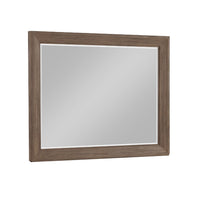 Henry Dresser Mirror, Vintage Mocha Brown, Picture Frame Molding, 39x50 - BM344805