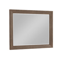 Henry Dresser Mirror, Vintage Mocha Brown, Picture Frame Molding, 39x50 - BM344805