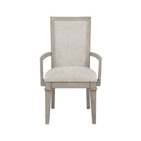 Henry Dining Chair Set of 2, Beige Polyester, Vintage Light Cream - BM344811