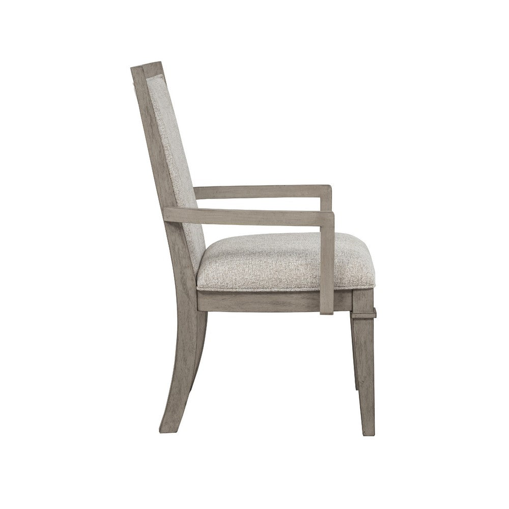 Henry Dining Chair Set of 2, Beige Polyester, Vintage Light Cream - BM344811