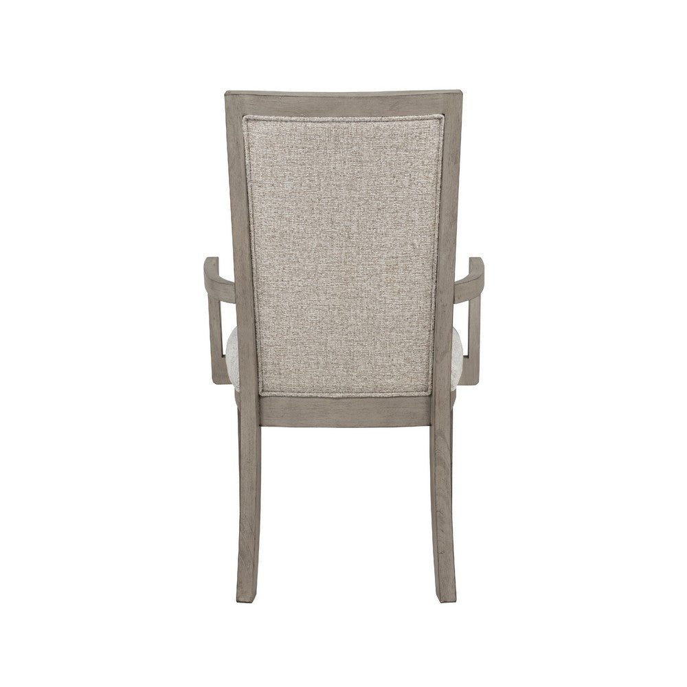 Henry Dining Chair Set of 2, Beige Polyester, Vintage Light Cream - BM344811