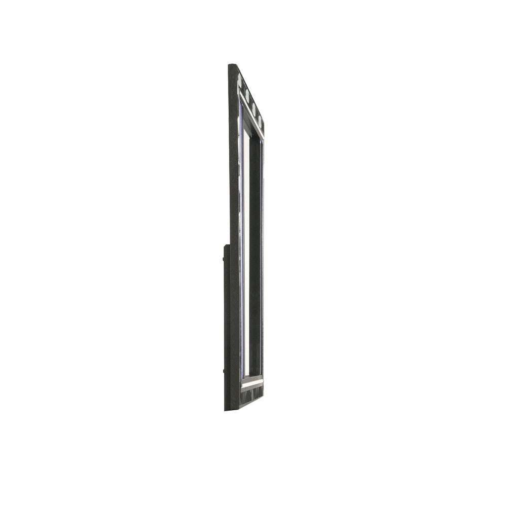 Ren Dresser Mirror, 45 Inch, Crushed Crystal Look Black Laminate, LED - BM344824