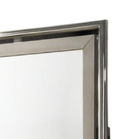 Levy Dresser Mirror, 40 Inch, Light Gray Wood Frame, Low Distortion - BM344825