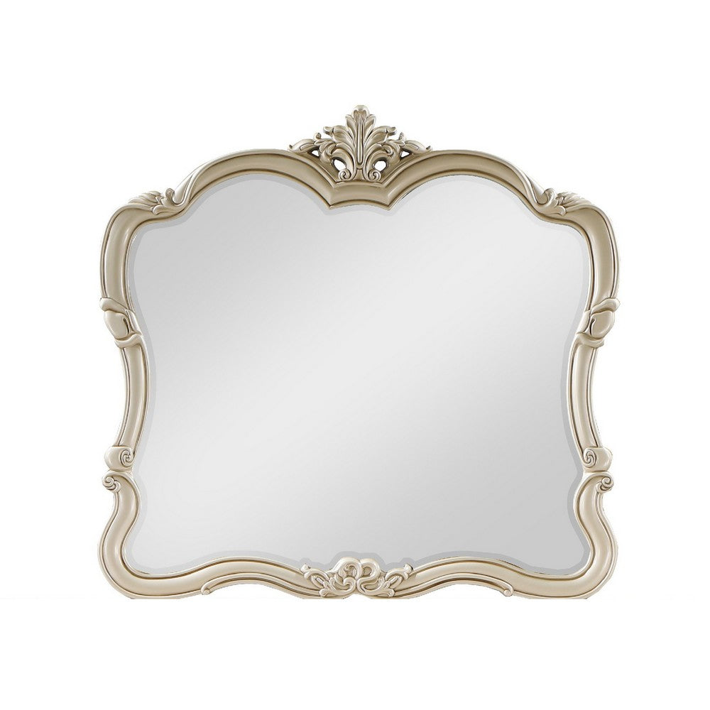 Kerra Dresser Mirror, 47 Inch, Low Distortion Glass, Champagne Silver - BM344828