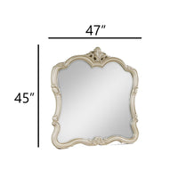 Kerra Dresser Mirror, 47 Inch, Low Distortion Glass, Champagne Silver - BM344828