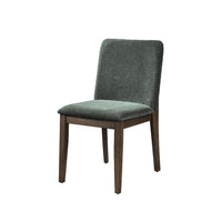 Ony Dining Side Chair Set of 2, Cream Seat & Back Cushion, Forest Green - BM344839