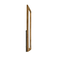 Tey Vanity Dresser Mirror, Honey Brown, Solid Rubberwood 39 Inch - BM344852