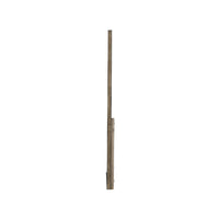Roxy Dresser Mirror, Curved Top, Rustic Walnut Brown Solid Rubberwood - BM344855