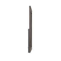 Leslee Dresser Mirror, Embossed Oak Laminate, Dark Gray Finish 44 Inch - BM344856
