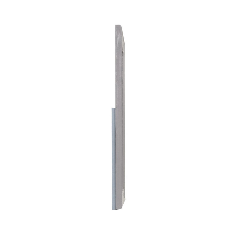 Limi Dresser Mirror, Brushed Gray Solid Acacia Wood, 43 Inch - BM344857