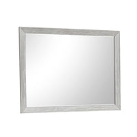 Ion Dresser Mirror, Picture Frame Molding, Mist Gray Solid Acacia Wood - BM344858