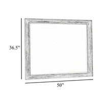Ion Dresser Mirror, Picture Frame Molding, Mist Gray Solid Acacia Wood - BM344858