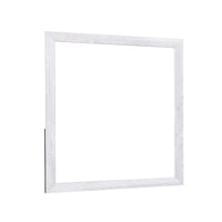 Bisca Dresser Mirror, 40 Inch Square, Driftwood Gray Decorative Laminate - BM344859