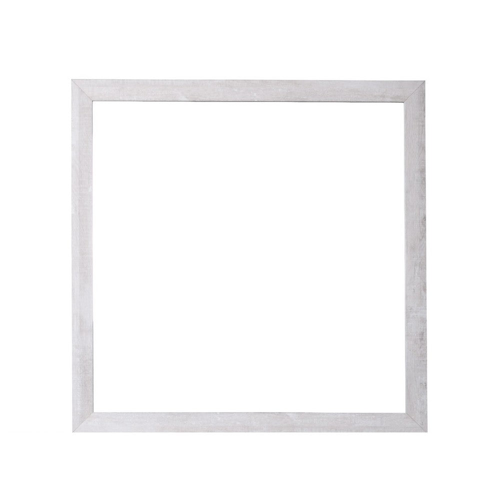 Bisca Dresser Mirror, 40 Inch Square, Driftwood Gray Decorative Laminate - BM344859