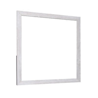Bisca Dresser Mirror, 40 Inch Square, Driftwood Gray Decorative Laminate - BM344859