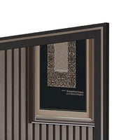 Zoe Dresser Mirror, 40 Inch Square Black Laminate, Low Distortion - BM344861