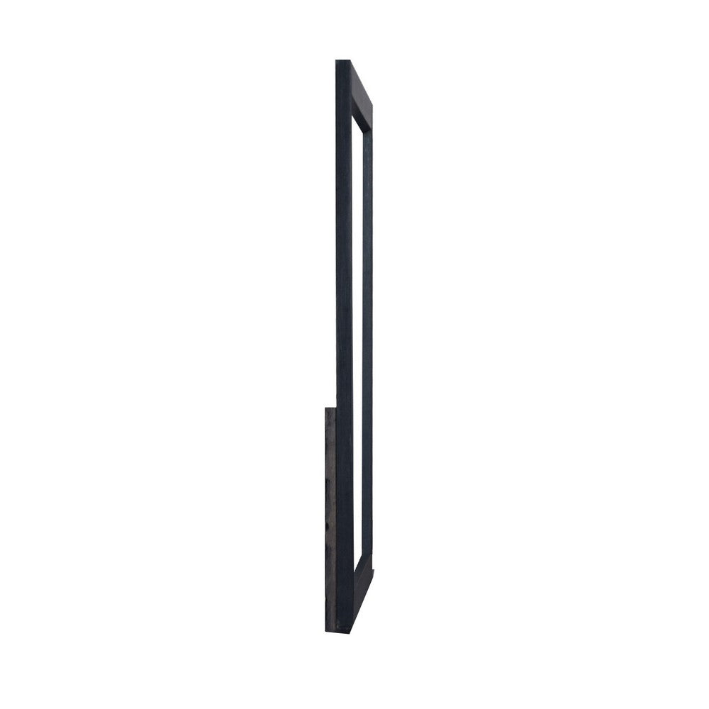 Theo Dresser Mirror, 40 Inch Square Black Frame, Beveled Low Distortion - BM344862