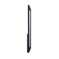 Theo Dresser Mirror, 40 Inch Square Black Frame, Beveled Low Distortion - BM344862