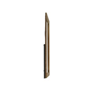 Lary Dresser Mirror, 45 Inch Rectangular Frame, Walnut Brown Okume Veneer - BM344873
