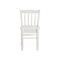 Nova Dining Side Chair Set of 2, Shaker Style, Cream White Wood - BM345250