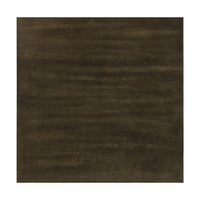 Nova 5pc Square Dining Table Set, 4 Slat Back Faux Leather Chairs, Brown - BM345426