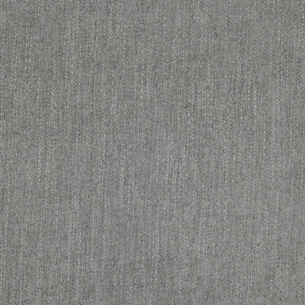 Welu Bench, 48 Inch Champagne Gray Metal and Chenille Upholstery - BM346672