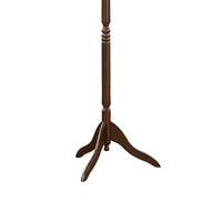 Moy 3 Tier Coat Rack with 10 Hooks, 72 Inch Dark Brown Solid Wood - BM346698