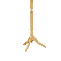 Moy 3 Tier Coat Rack with 10 Hooks, 72 Inch Natural Brown Solid Wood - BM346699