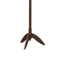 Pon 7 Tier Coat Rack w 11 Hooks and Tripod Base, 70 Inch Dark Brown - BM346700