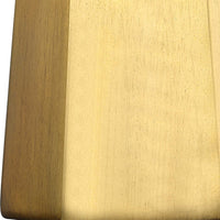 Table Lamp, White Linen Shade, Gold Ceramic Geometric Base, 28 Inch - BM346784