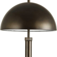 Jesy Modern Floor Lamp with Dome Metal Shade, 59 Inch Dark Bronze - BM346795