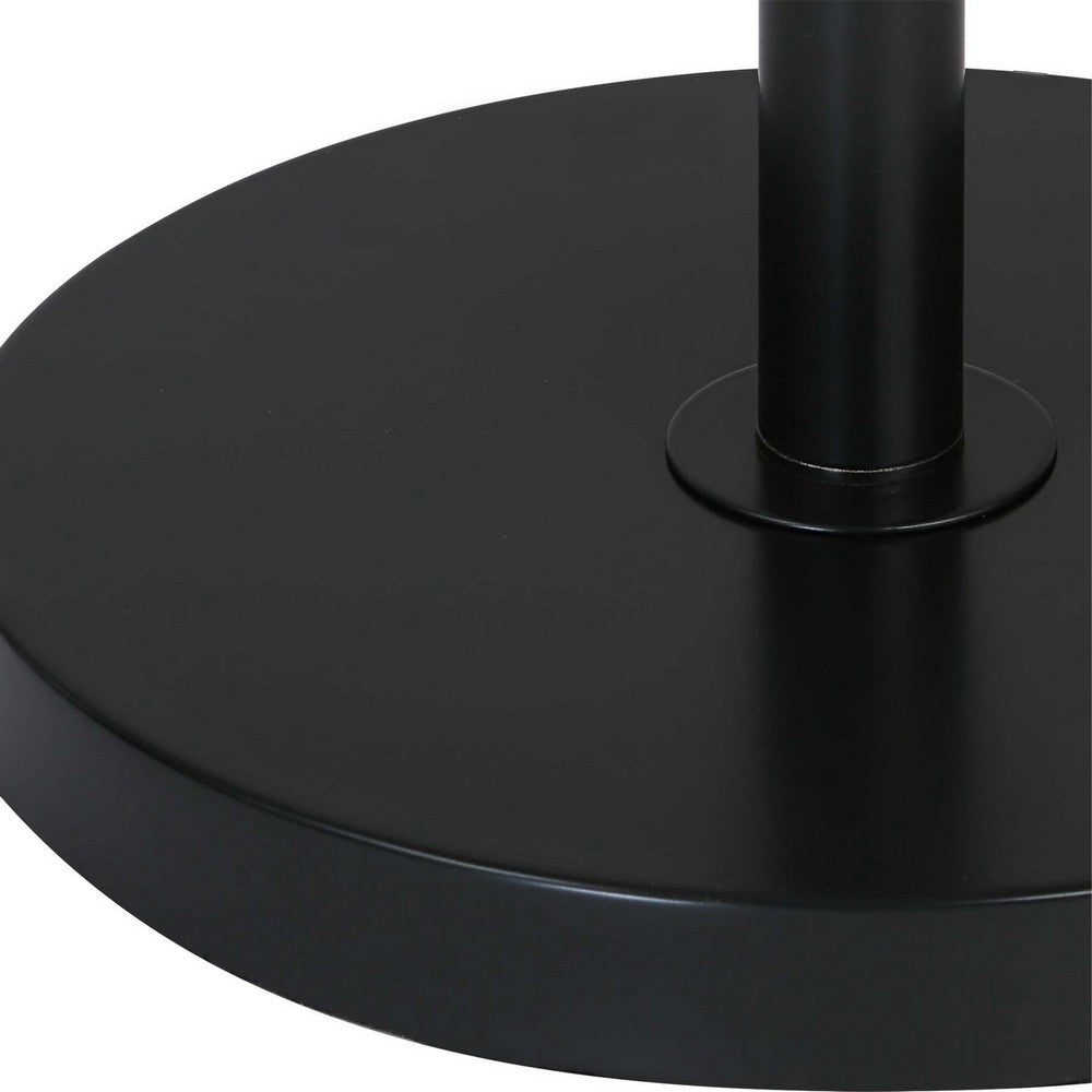 Modern Floor Lamp with Rotating LED Arms and Dimmer, 72 Inch Black - BM346833