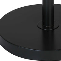 Modern Floor Lamp with Rotating LED Arms and Dimmer, 72 Inch Black - BM346833
