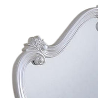 Ventra Dresser Mirror, 51 Inch, Classic Arched Design White Solid Wood - BM346951