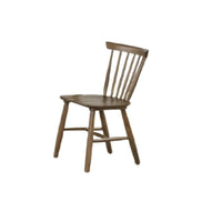 Baylee 7pc Dining Table Set with 6 Farmhouse Chairs, Walnut Brown Wood - BM347022