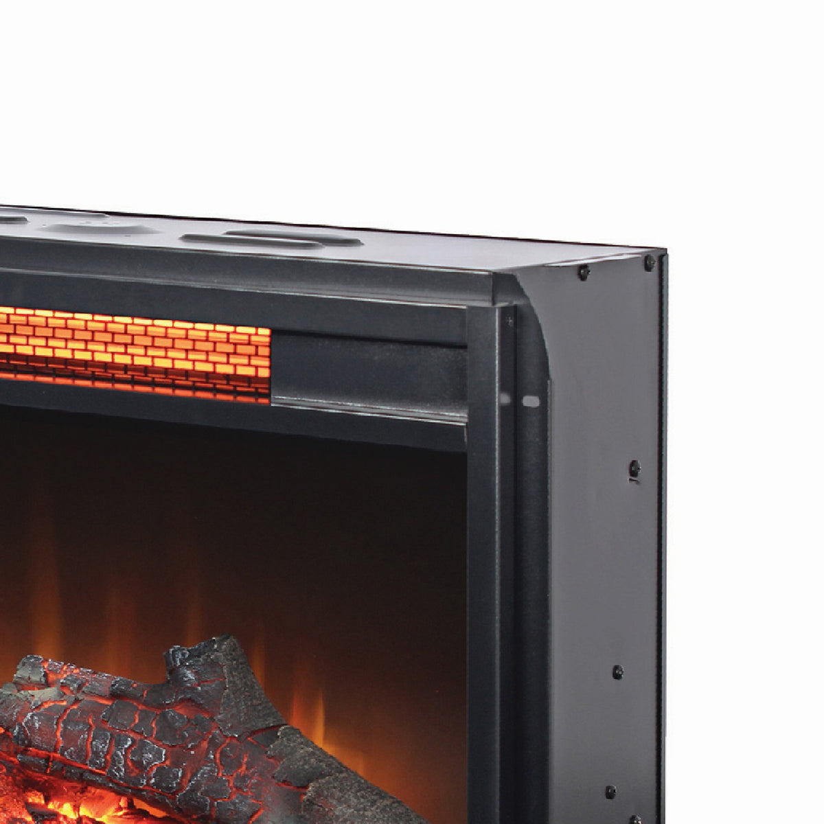Nex Log Fireplace Insert w Remote Control, 29 Inch, Single Flame Color
